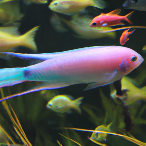 Cá bảy màu đẹp lung linh trong hồ cá yên bình