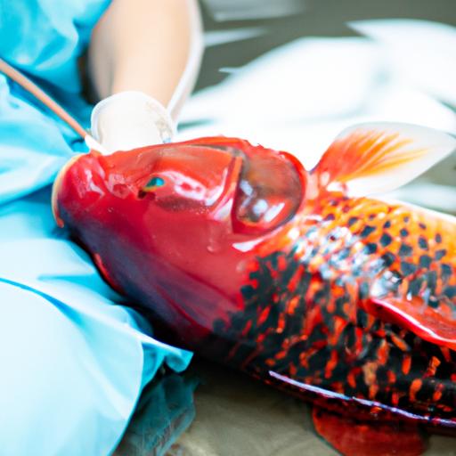Điều trị các vấn đề sức khỏe thường gặp của cá bảy màu koi đỏ
