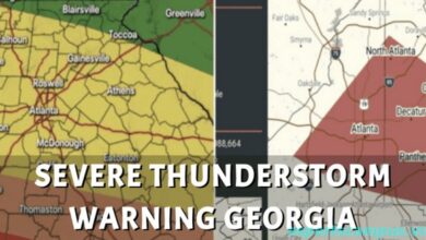 Severe Thunderstorm Warning Georgia - Strong impact of the storm
